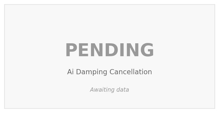 AI Damping Cancellation (Pending)