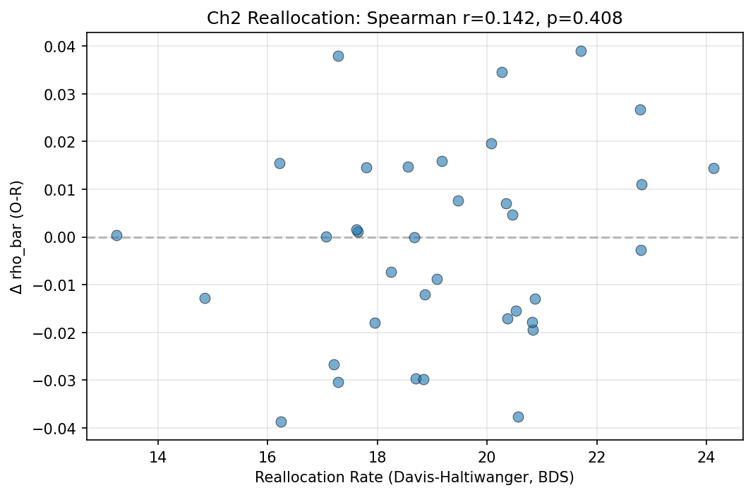 Endogenous Rho: Reallocation Channel