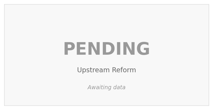 Upstream Reform (PENDING)